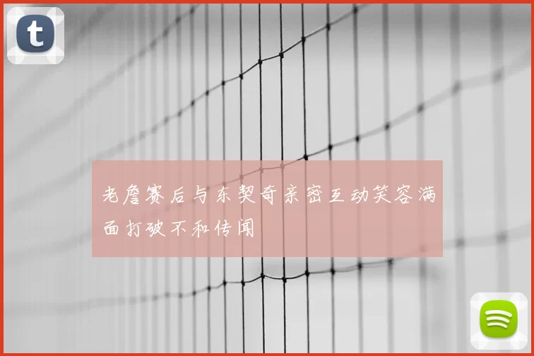 老詹赛后与东契奇亲密互动笑容满面打破不和传闻