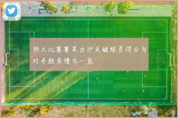 热火比赛赛果出炉关键球员得分与对手胜负情况一览