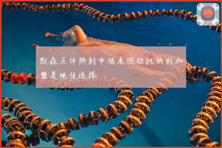 默森点评热刺中场表现称托纳利加盟是绝佳选择